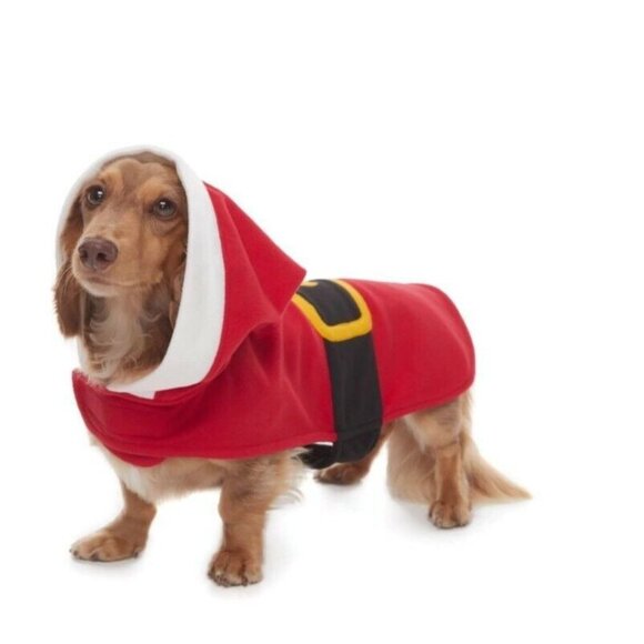 Pet Jammies For Your Families Dog Santa Suit Microfleece Bodysuit Size Small - Picture 1 of 5